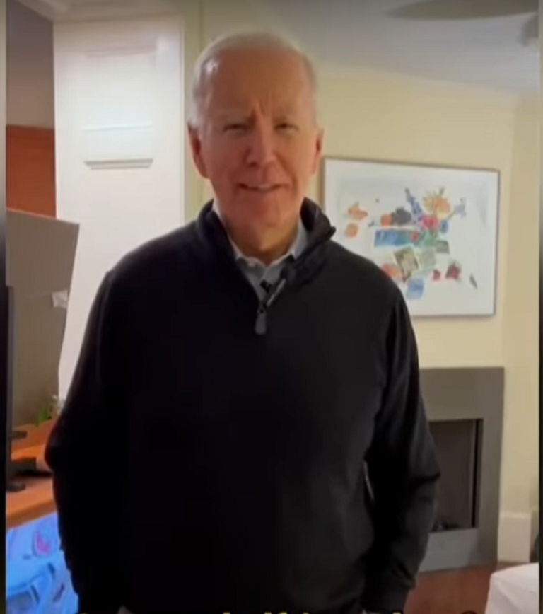 Joe Biden vo videu na TikToku