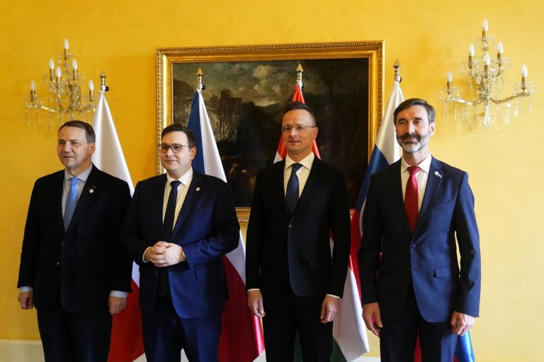 Stretnutie šéfov diplomacie krajín V4 v Prahe