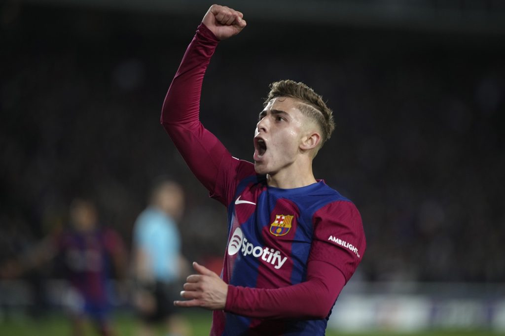 Fermin Lopez FC Barcelona - SSC Neapol