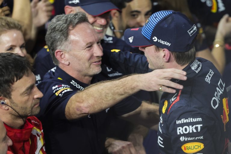 Saudi Arabia Gp Auto Racing Christian Horner Max Verstappen RedBull