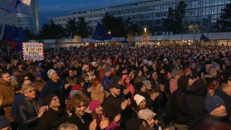 míting Korčok Bratislava