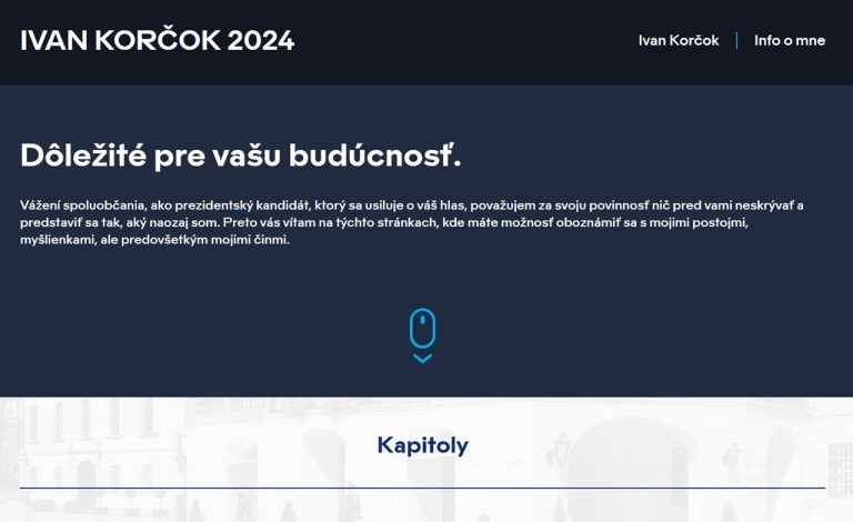 falošný web