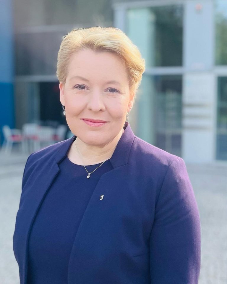 Senátorka pre ekonomiku zo Sociálnodemokratickej strany Nemecka (SPD ) Franziska Giffeyová,