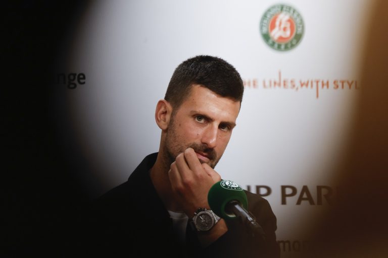 Djokovič pred zápasom 1. kola na Roland Garros