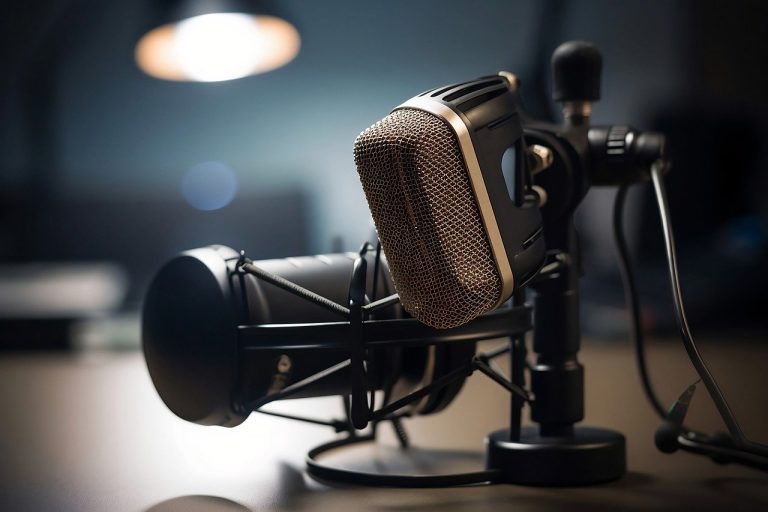 rádio mikrofón vysielanie rozhlas