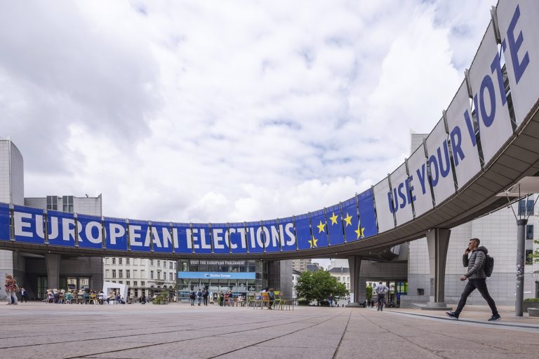 Európsky parlament v Bruseli