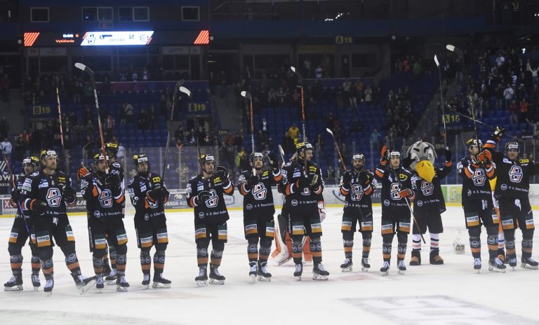 HC Košice - HC Slovan Bratislava hokejisti v Košiciach