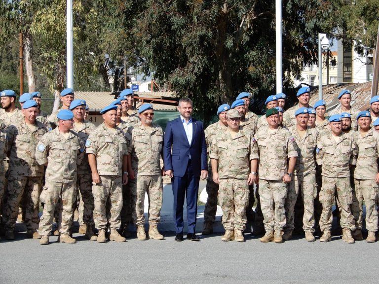 Peter Pellegrini slovenskí vojaci
