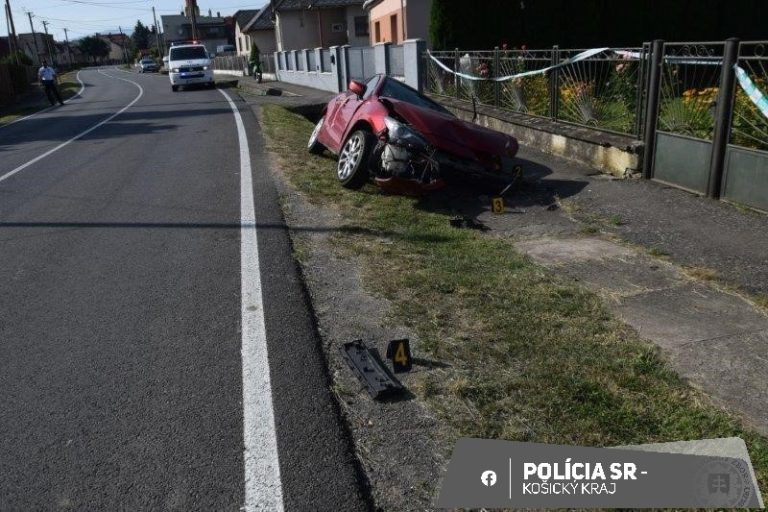 Čeľovce tragická nehoda