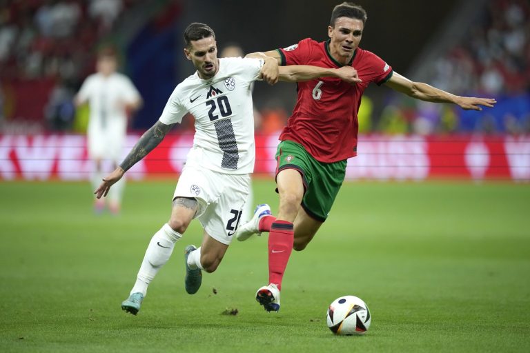 Joao Palhinha Euro 2024 Soccer Portugal Slovenia