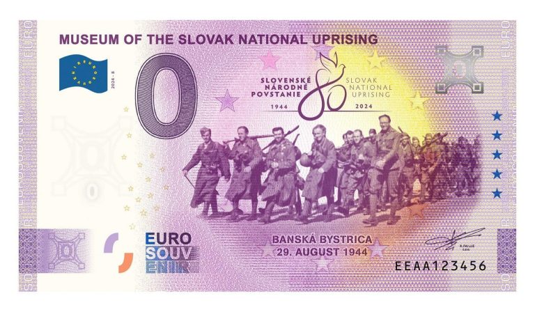 nová suvenírová eurobankovka