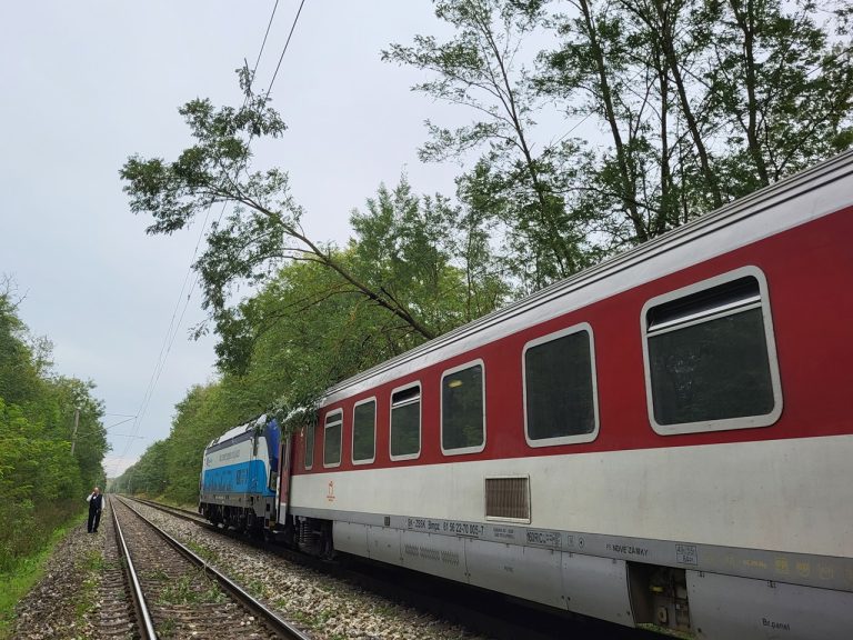 ŽSR: Vlaková doprava vlak prerušenie