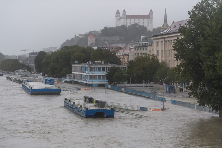 Bratislava povodne situácia Dunaj