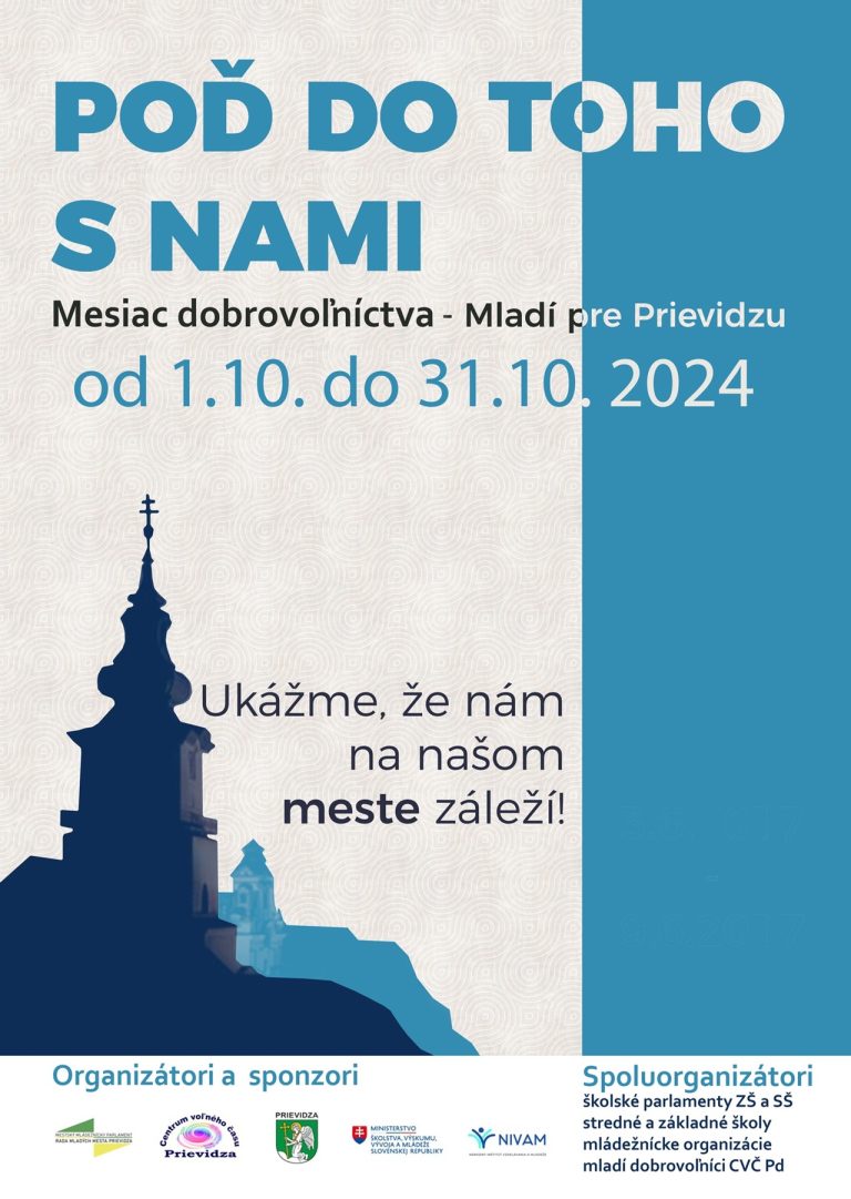 Dni dobrovoľníctva - Mladí pre Prievidzu