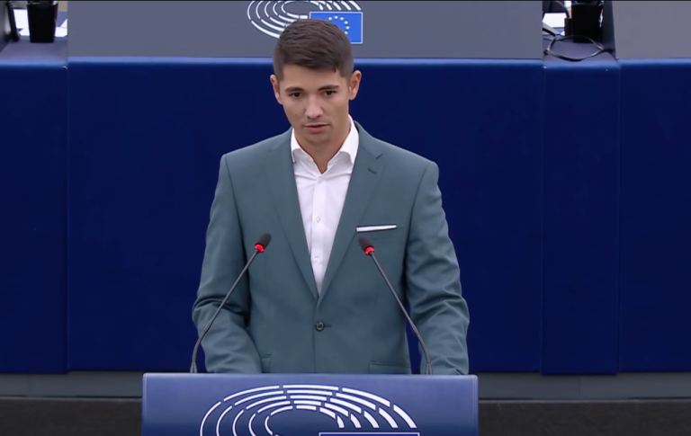 Na snímke poslanec Európskeho parlamentu Erik Kaliňák (SMER-SSD, v EP nezaradený)