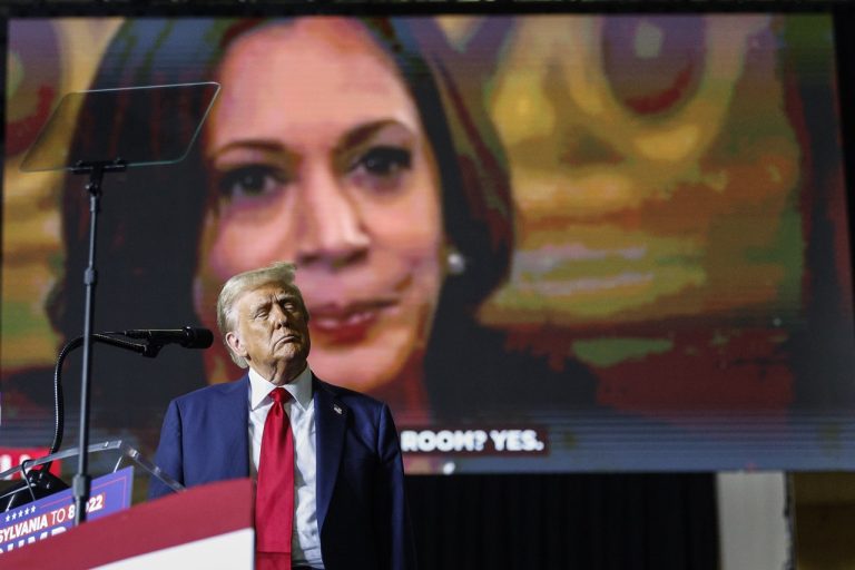 Donald Trump Kamala Harrisová