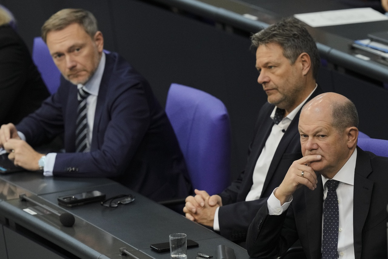 Olaf Scholz a Christian Lindner