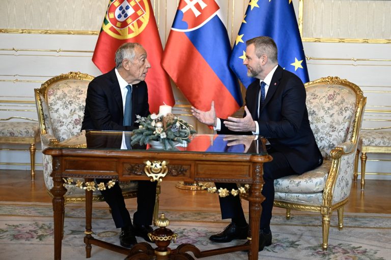 Stretnutie prezidentov SR Petra Pellegriniho a Portugalska Marcela Rebela de Sousu