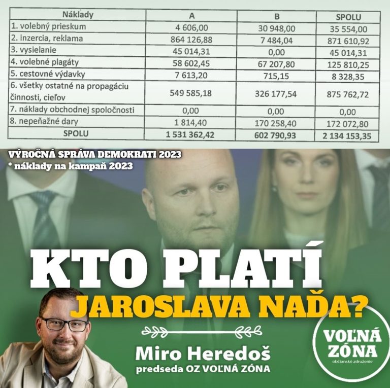 Miroslav Heredoš kampaň Demokrati