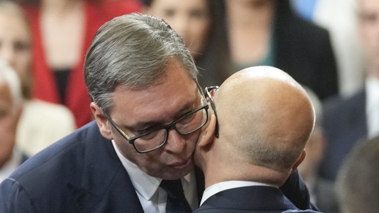 Serbia Politics Vučić Vučević