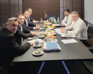 Andrej Danko, Tomáš Taraba, Matúš Šutaj Eštok Peter Žiga, Robert Fico a Robert Kaliňak