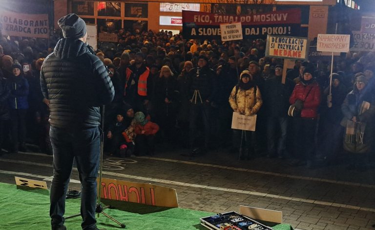 PROTEST: Slovensko je Európa! v Poprade