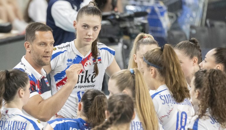 Švédsko - Slovensko volejbalistky Michal Mašek