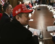 Trump na zasadnutí vlády