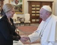 Pápež František Zuzana Čaputová