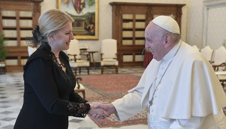 Pápež František Zuzana Čaputová