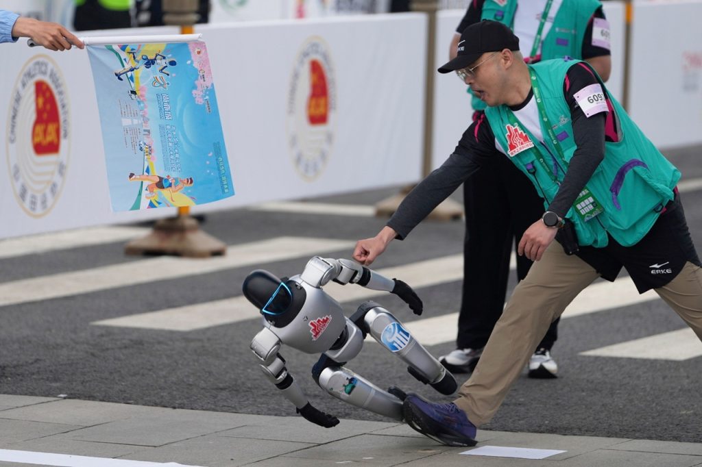 Humanoid Robot Half-Marathon