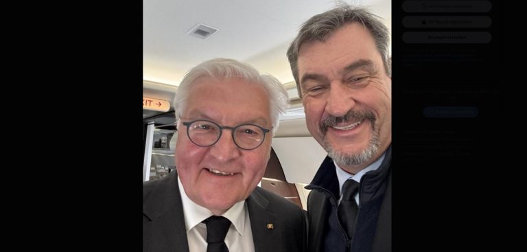 Markus Söder a Frank-Walter Steinmeier