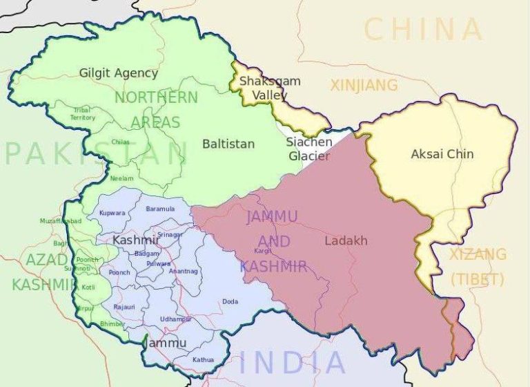 India Pakistan Kašmír