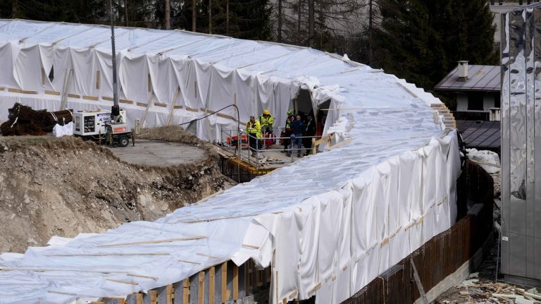 Italy Cortina Sliding Tracks bobová dráha Cortina d´Amprezzo