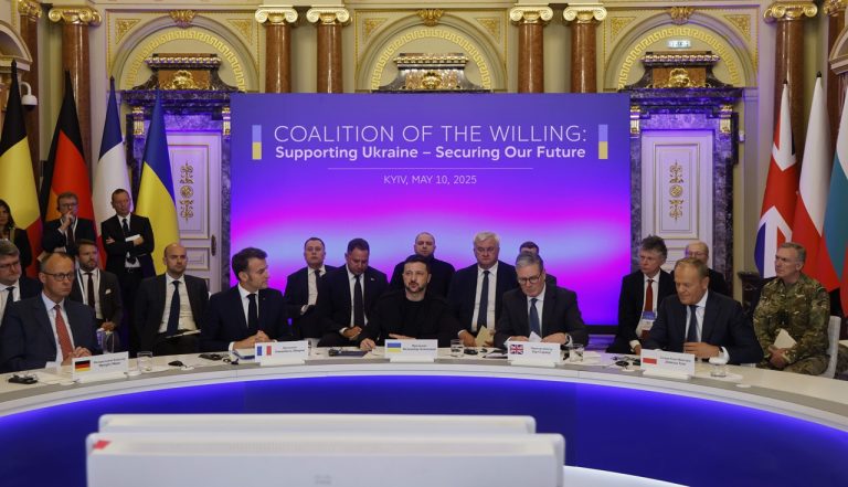 Ukraine Summit Donald Tusk Keir Starmer Merz Macron Zelenskyj