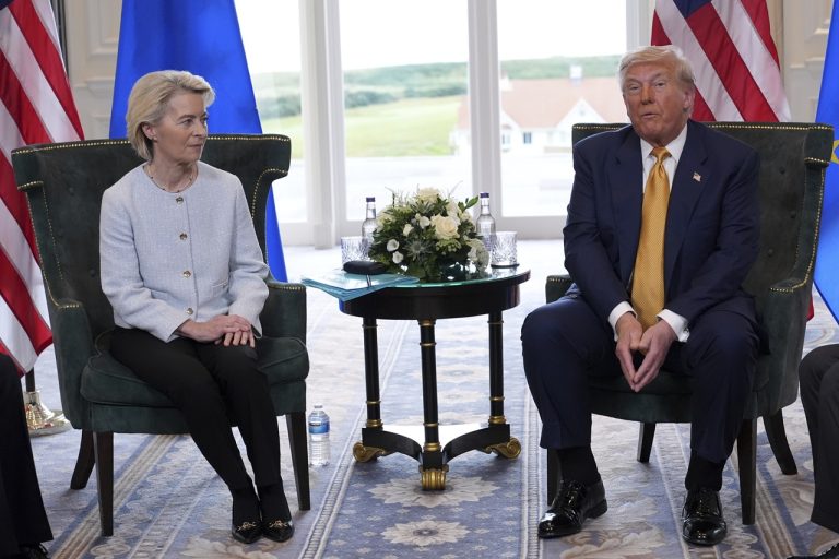 Stretnutie Trumpa s von der Leyenovou