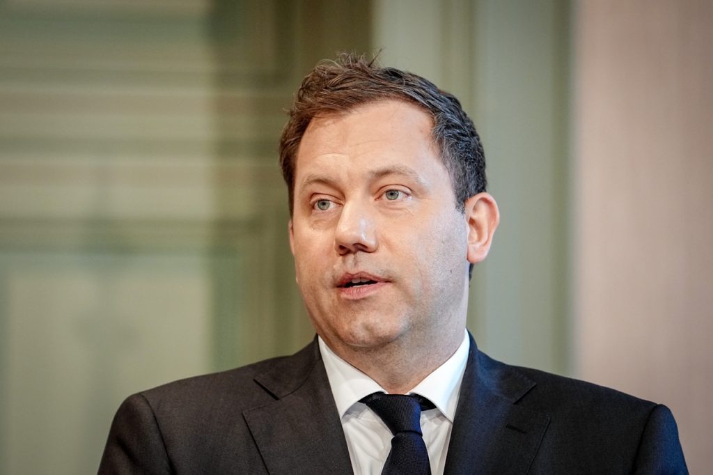 Nemecký vicekancelár a minister financií Lars Klingbeil v Litve