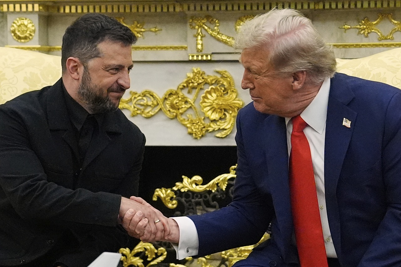 Zelenskyj a európski lídri v Bielom dome