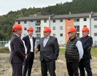 miesto začínajúcich stavebných prác v Krásne nad Kysucou