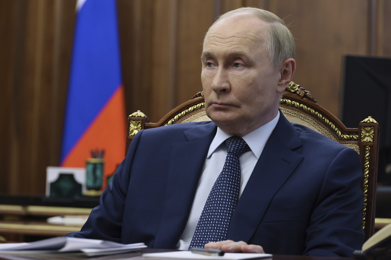Vladimir Putin sa stretol v Moskve s predsedom ruskej štátnej Dumy Vjačeslavom Volodinom