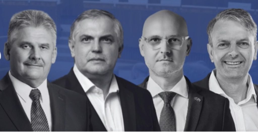 Ján Richter (Smer-SD), Roman Michelko (SNS), Branislav Gröhling (SaS) a Igor Janckulík (KDH)