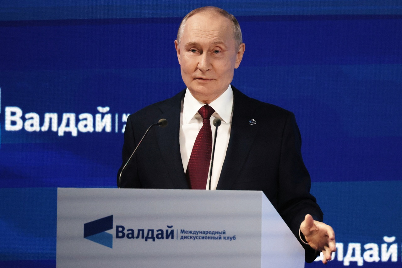Ruský prezident Vladimir Putin vystúpil s prejavom na každoročnom zasadnutí Valdajského diskusného klubu