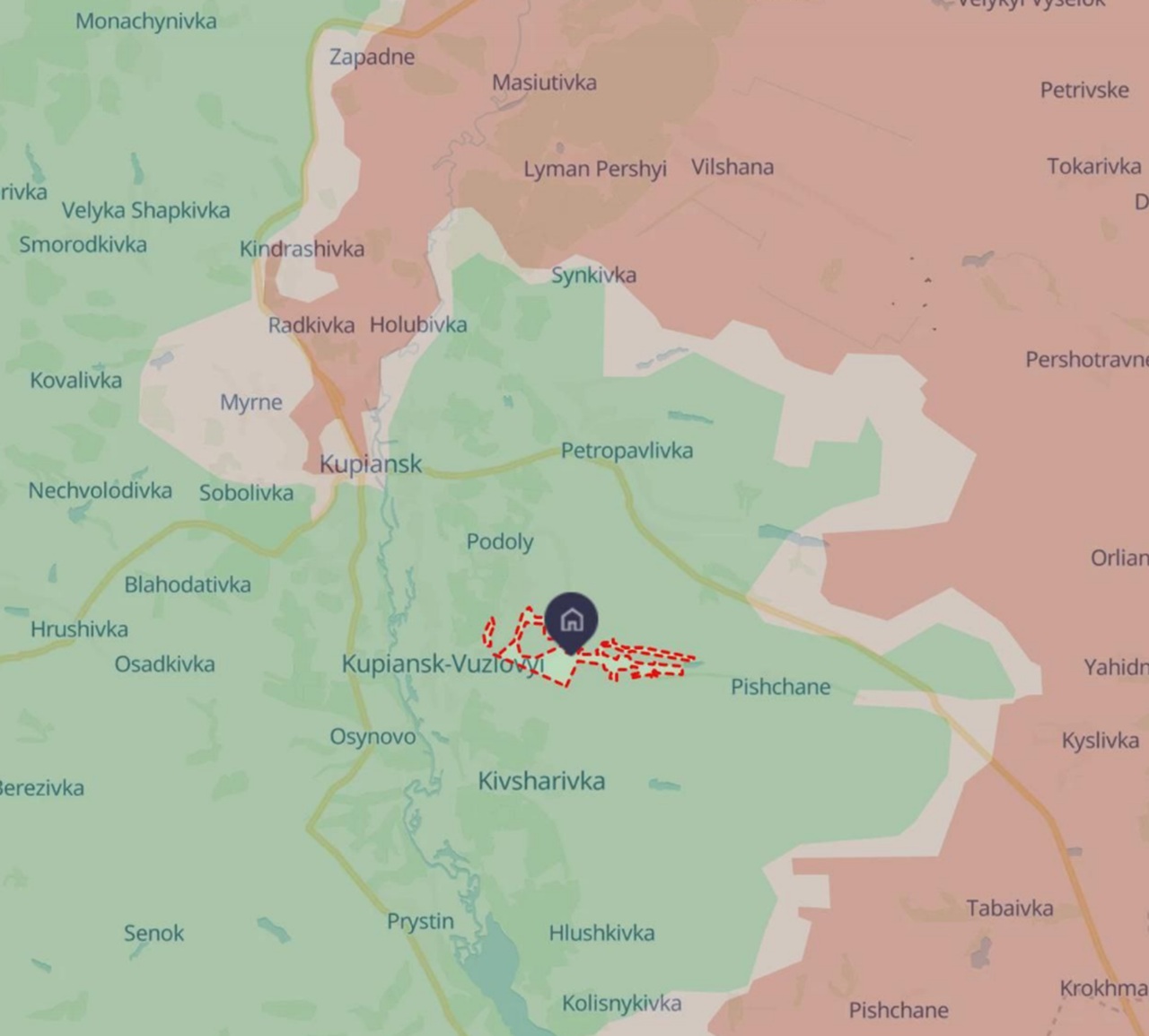 Ruské verejné skupiny píšu o obsadení Kurylivky