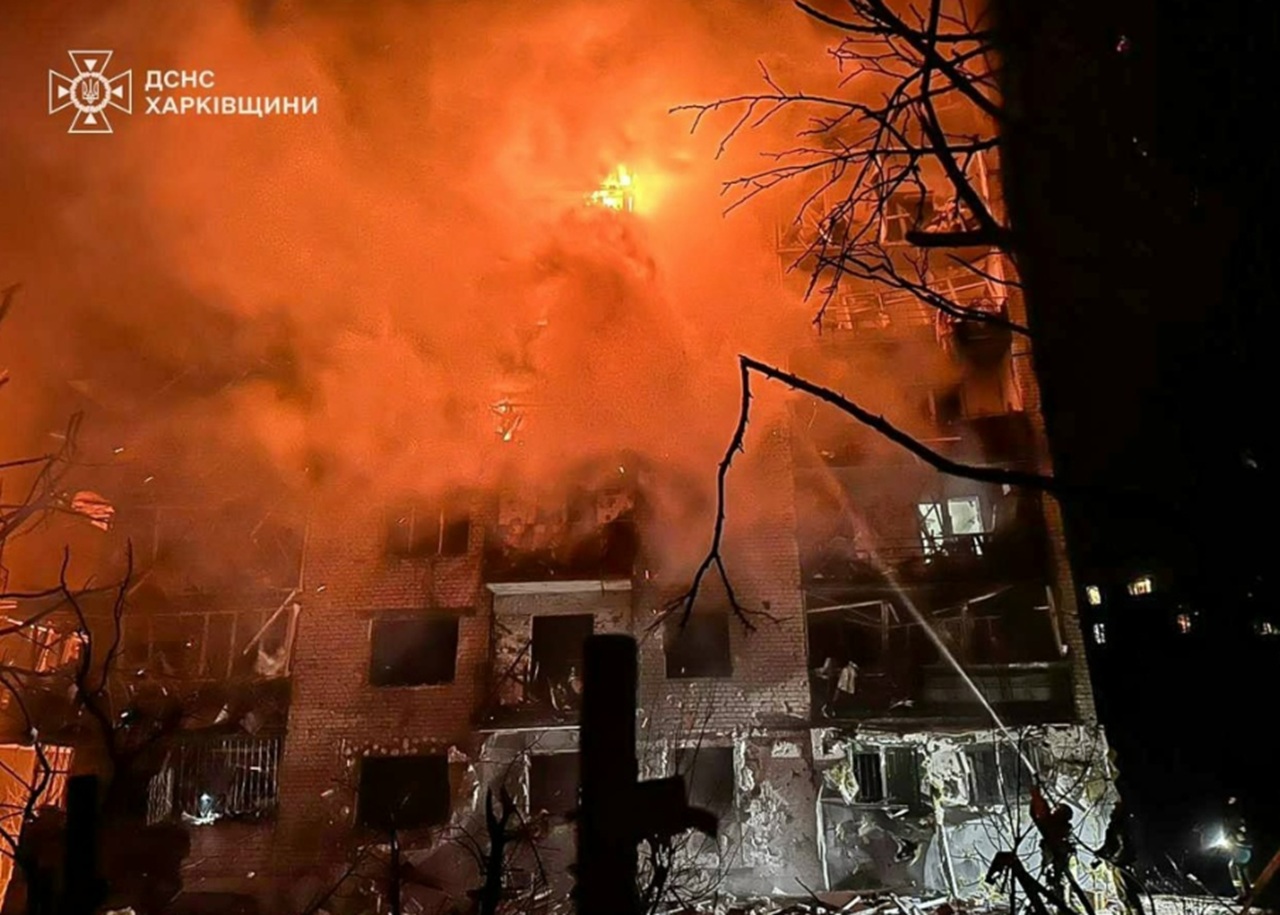 Zábery z Balakleje v Charkovskej oblasti, ktorá bola dnes v noci zasiahnutá raketovým útokom-2025111705md