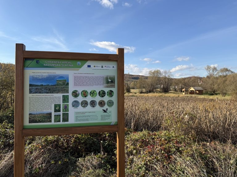 Radomská slatina náučný chodník