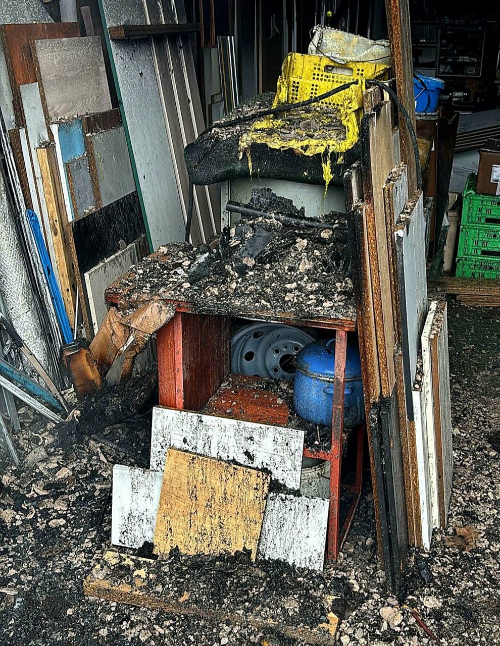 Senica požiar stolárska dielňa