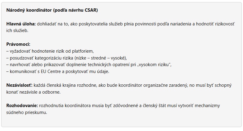 Národný koordinátor