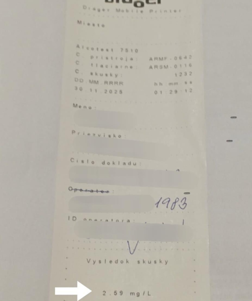 Polícia obvinila vodiča z okresu Skalica, ktorý nafúkal 5,4 promile