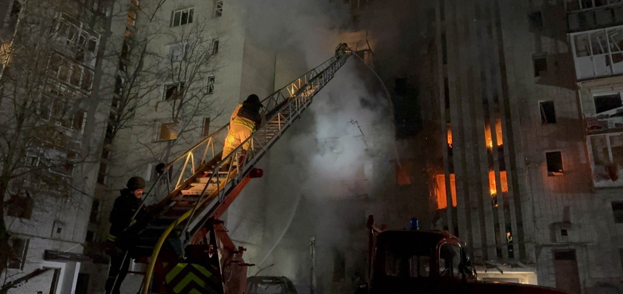 Dronový útok ruskej armády na Sumskú oblast na severovýchode Ukrajiny