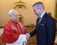 Pellegrini pápež Lev XIV.